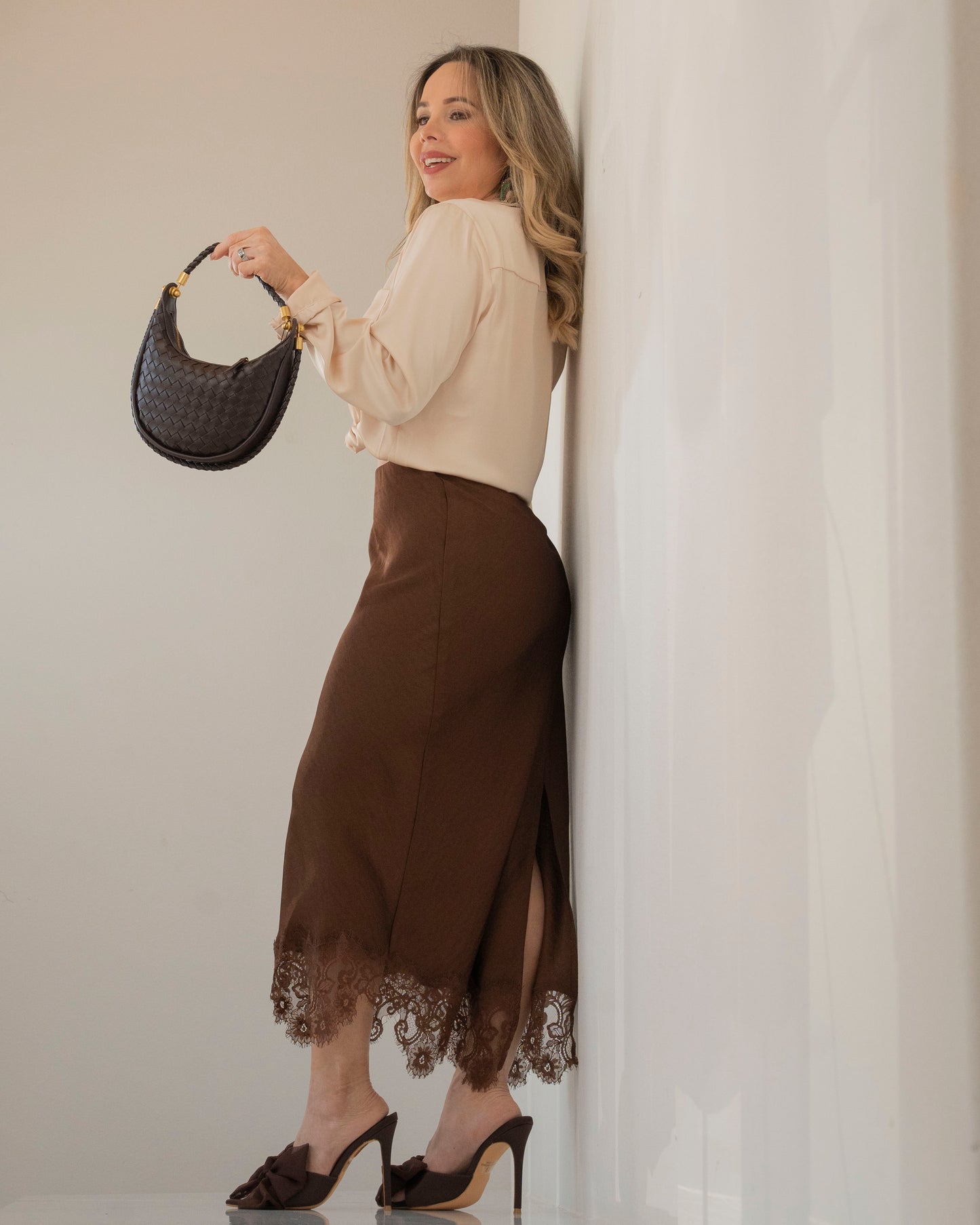 SKIRT BROWN
