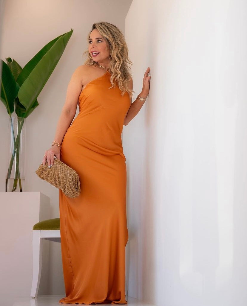 Dusty Orange Dress