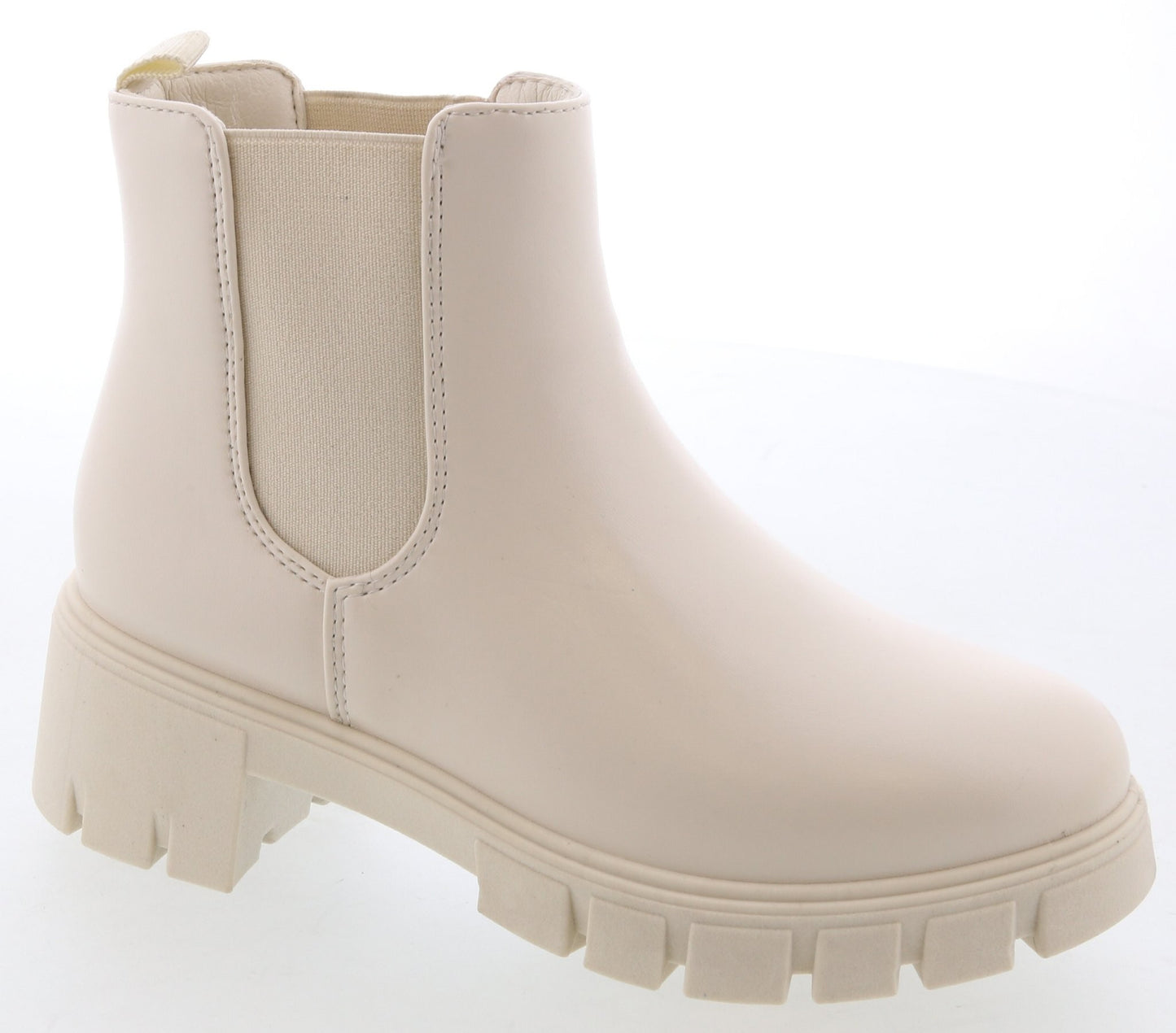 Ivory Platform Boots