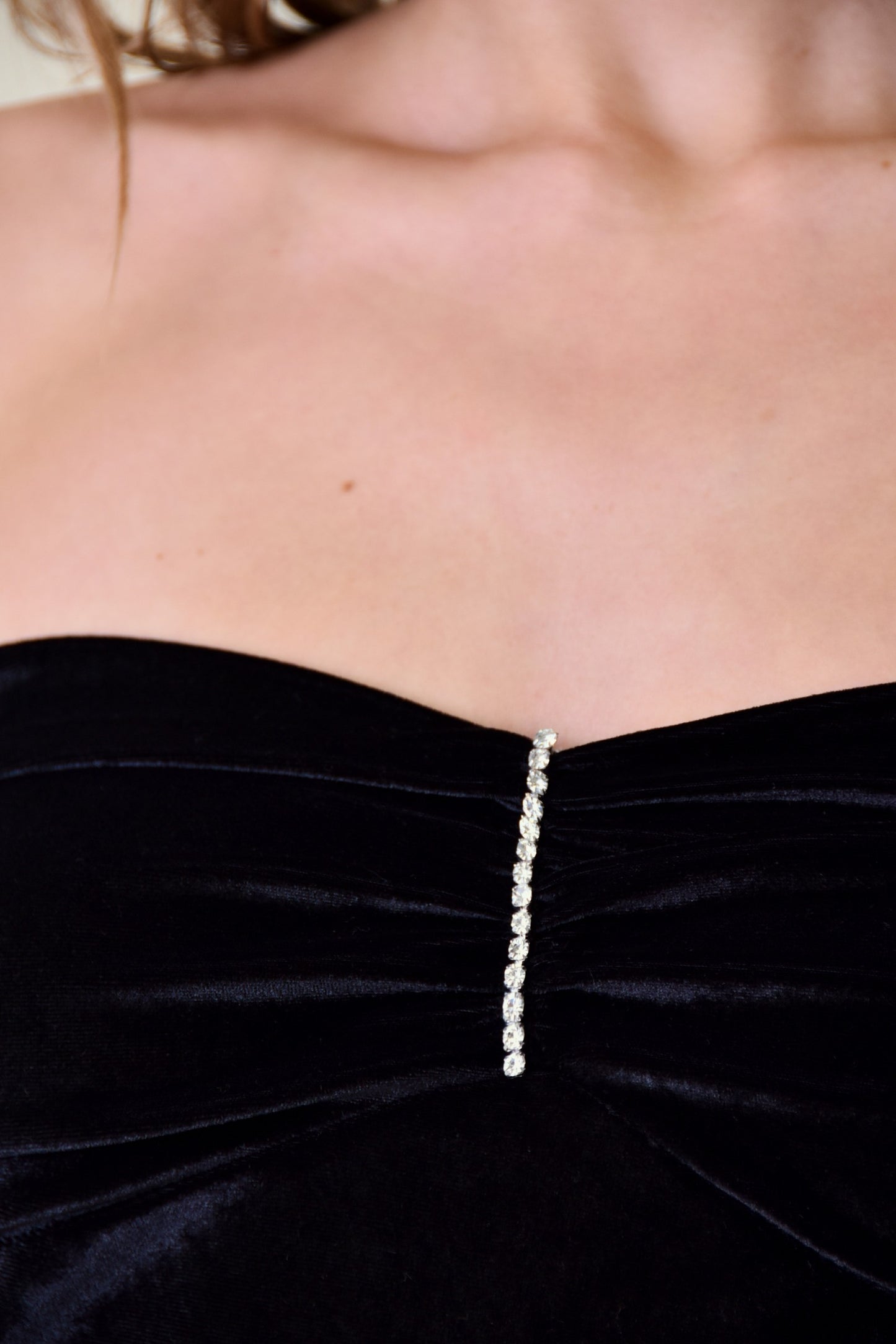 TOP VELET BLACK