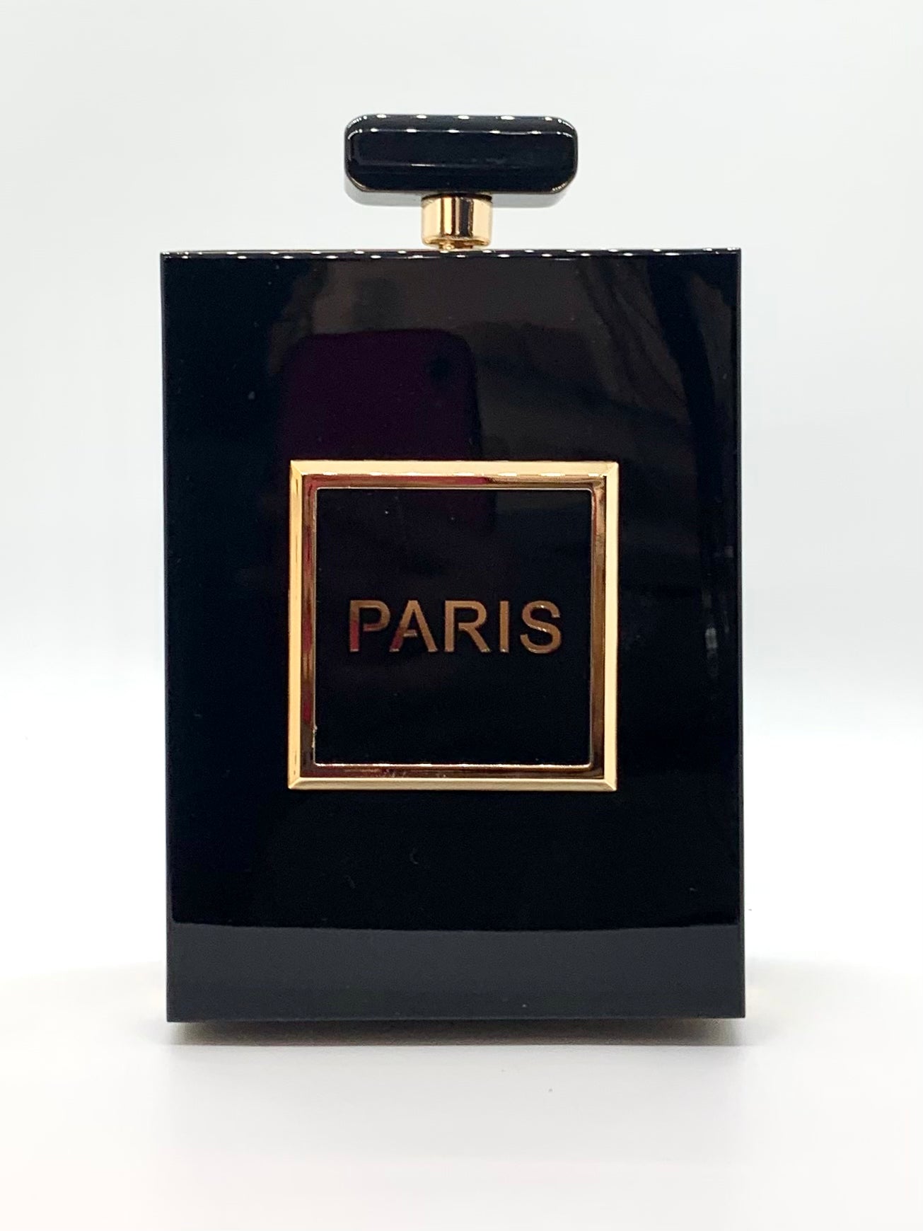 Squared perfume bottle bag