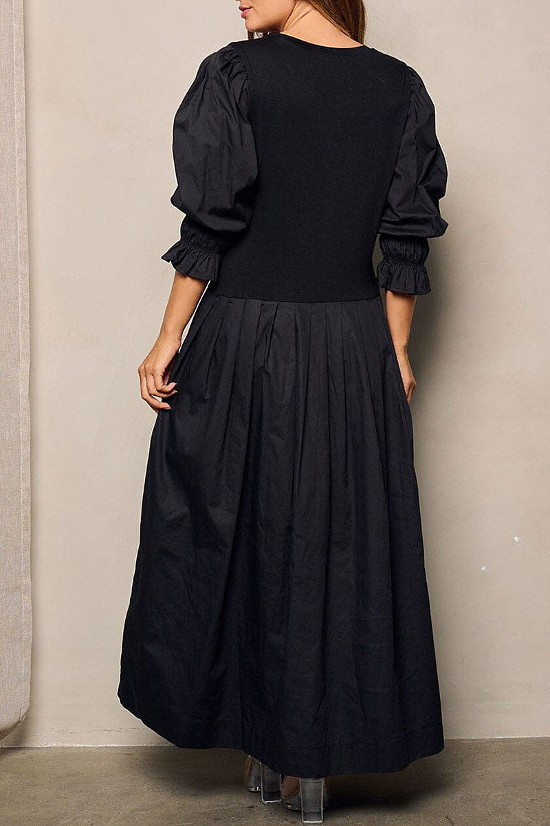 BLACK MAXI DRESS