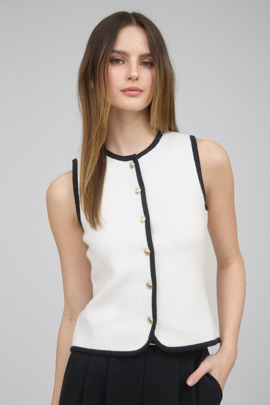 VEST IVORY