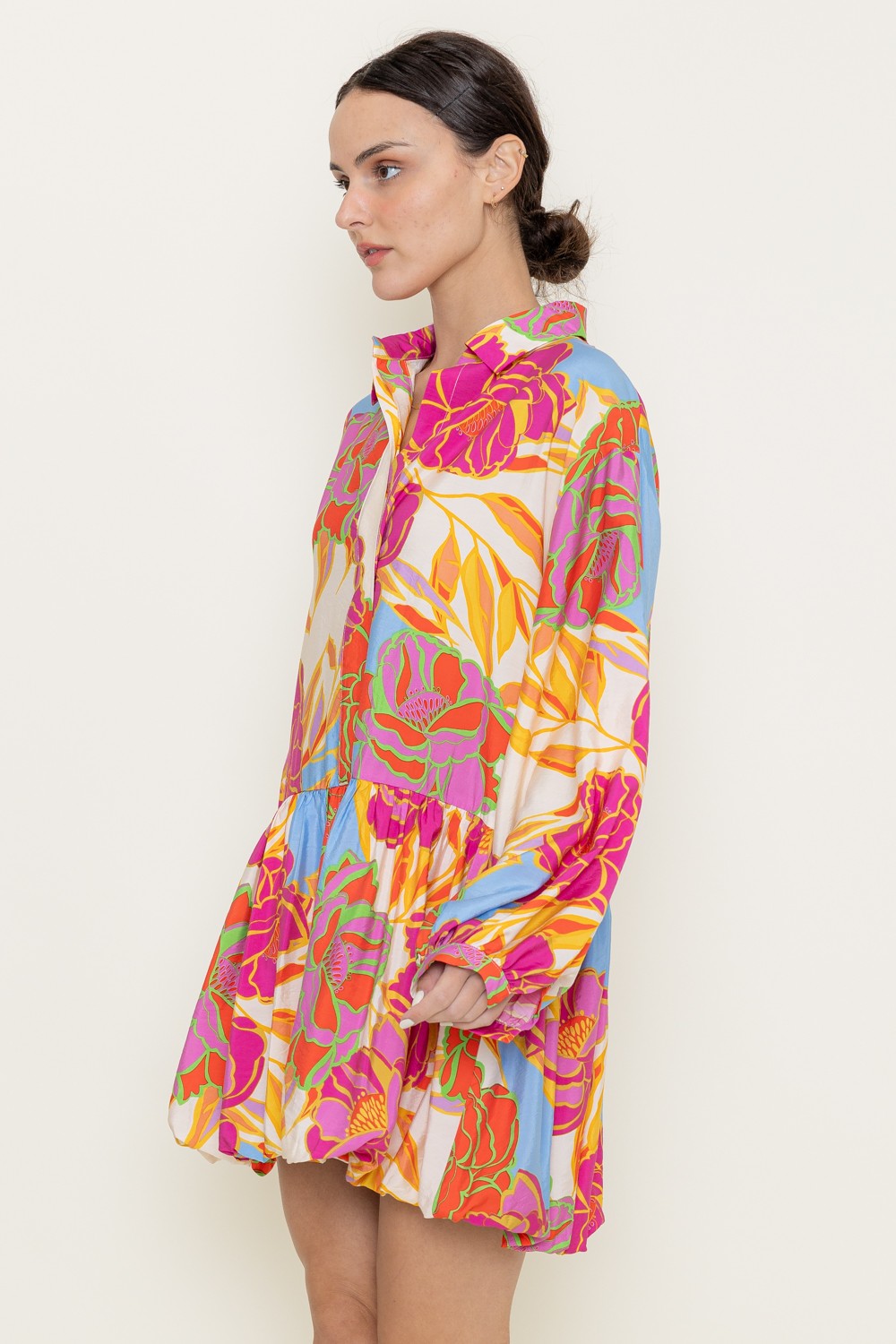DRESS FLORAL MULTI