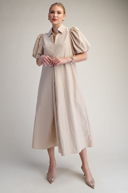DRESS TAUPE