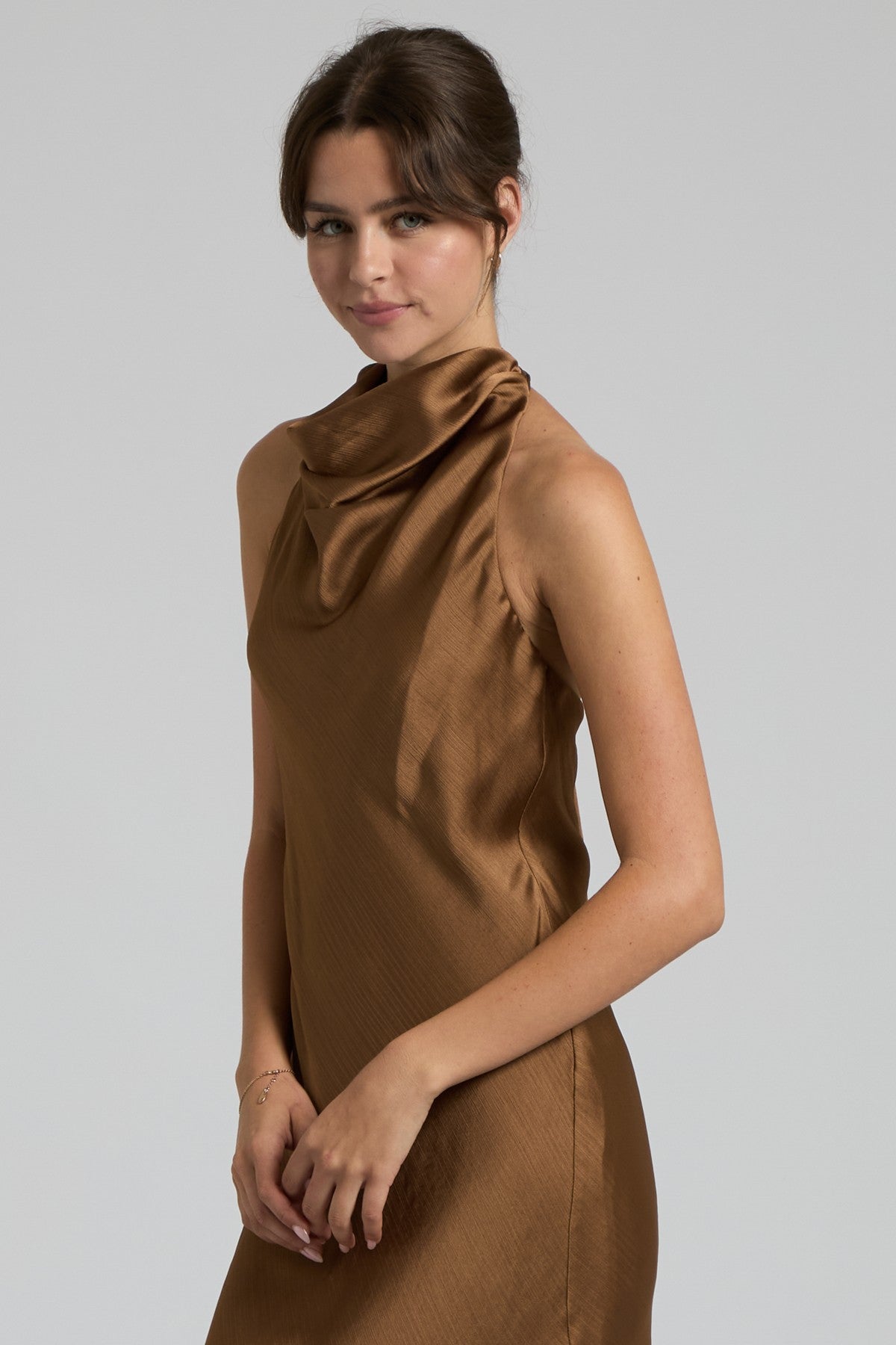 MAXI DRESS BROWN