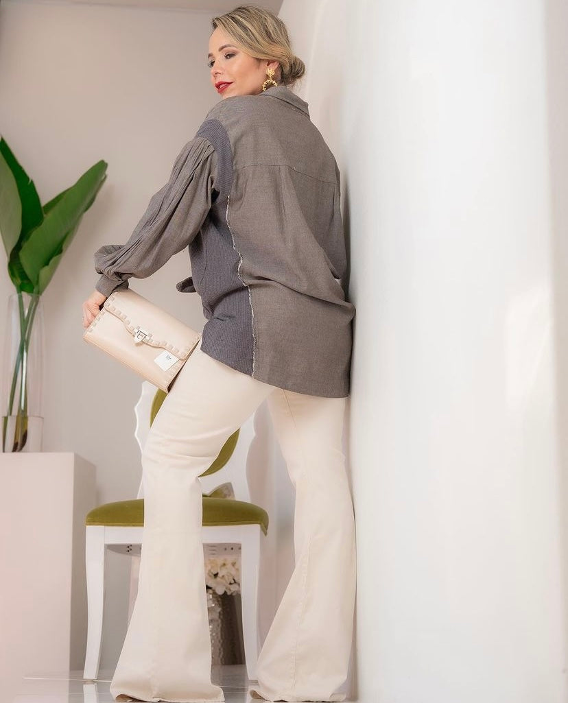 Charcoal Blouse