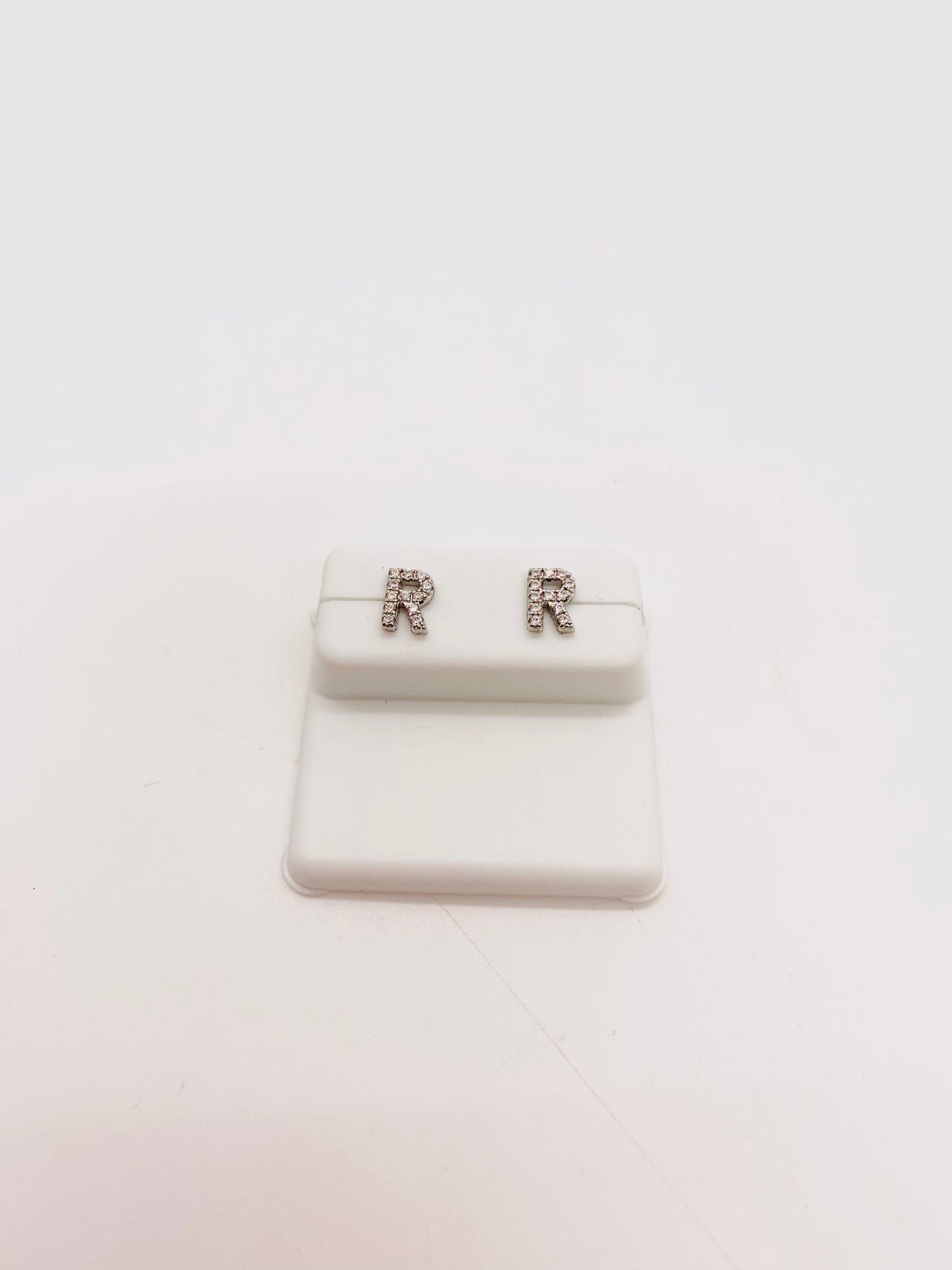 Small Initial Earrings