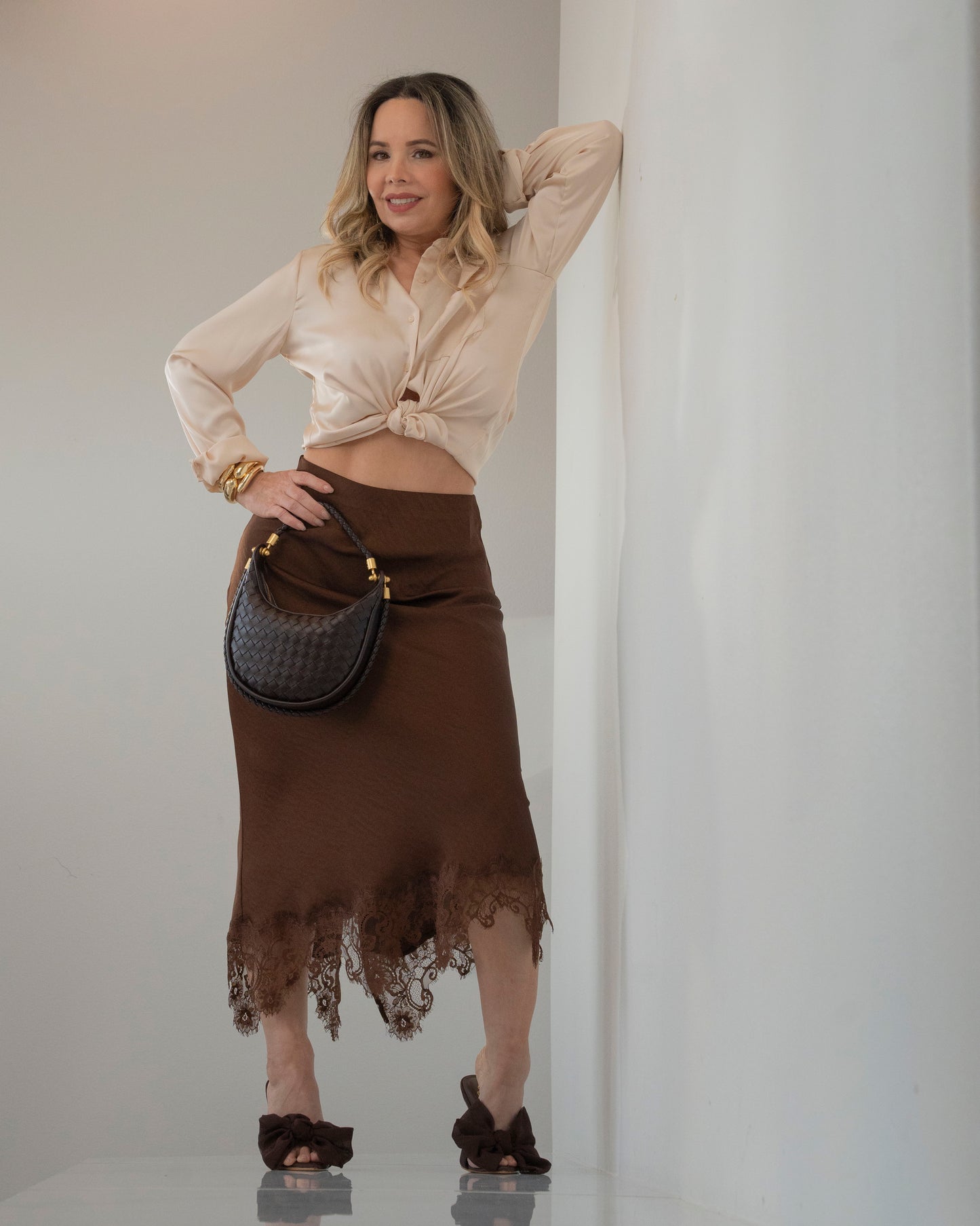 SKIRT BROWN