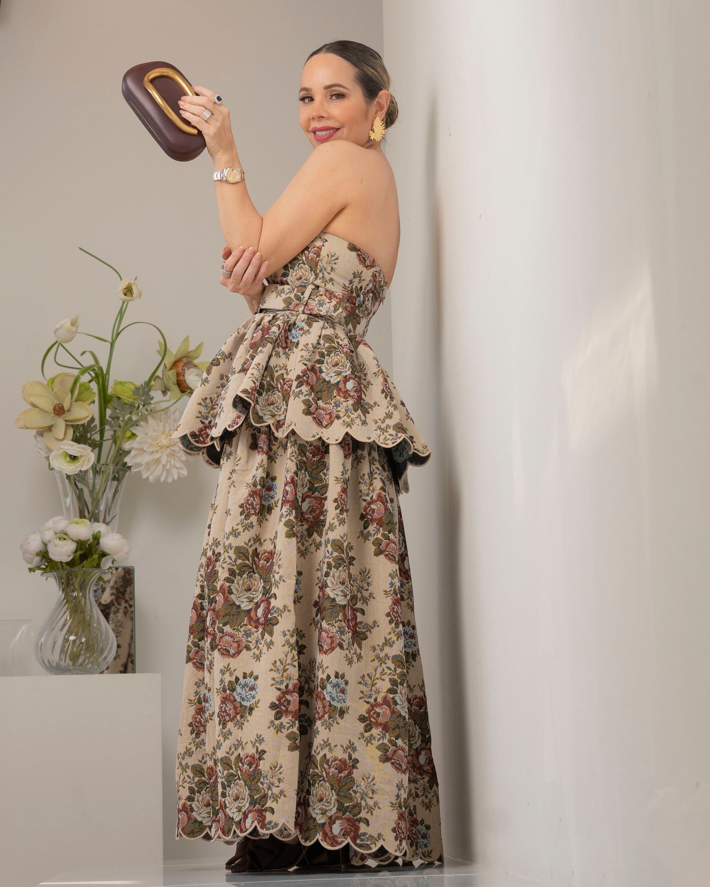 DRESS TAUPE