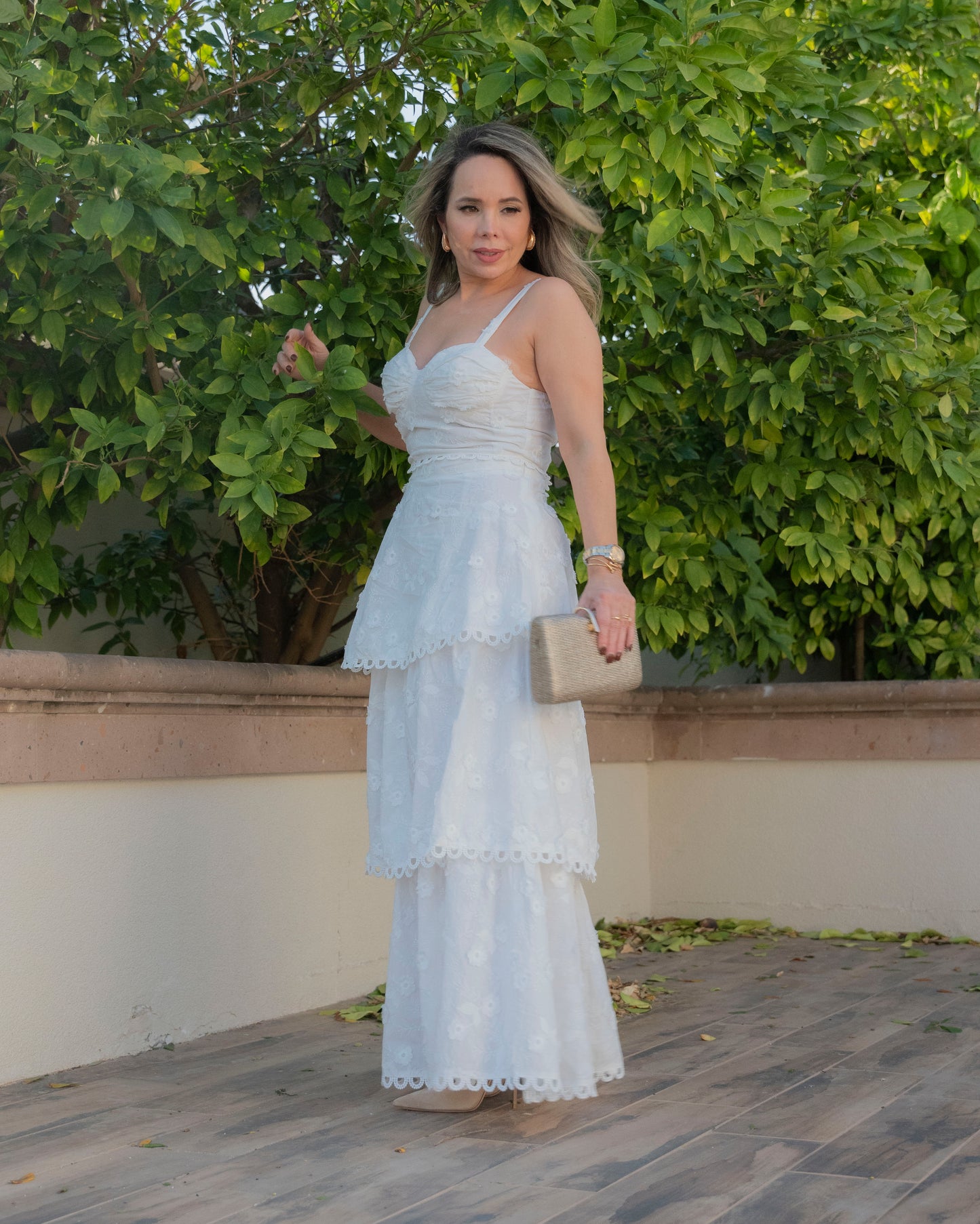 SET.SKIRT AND TOP WH