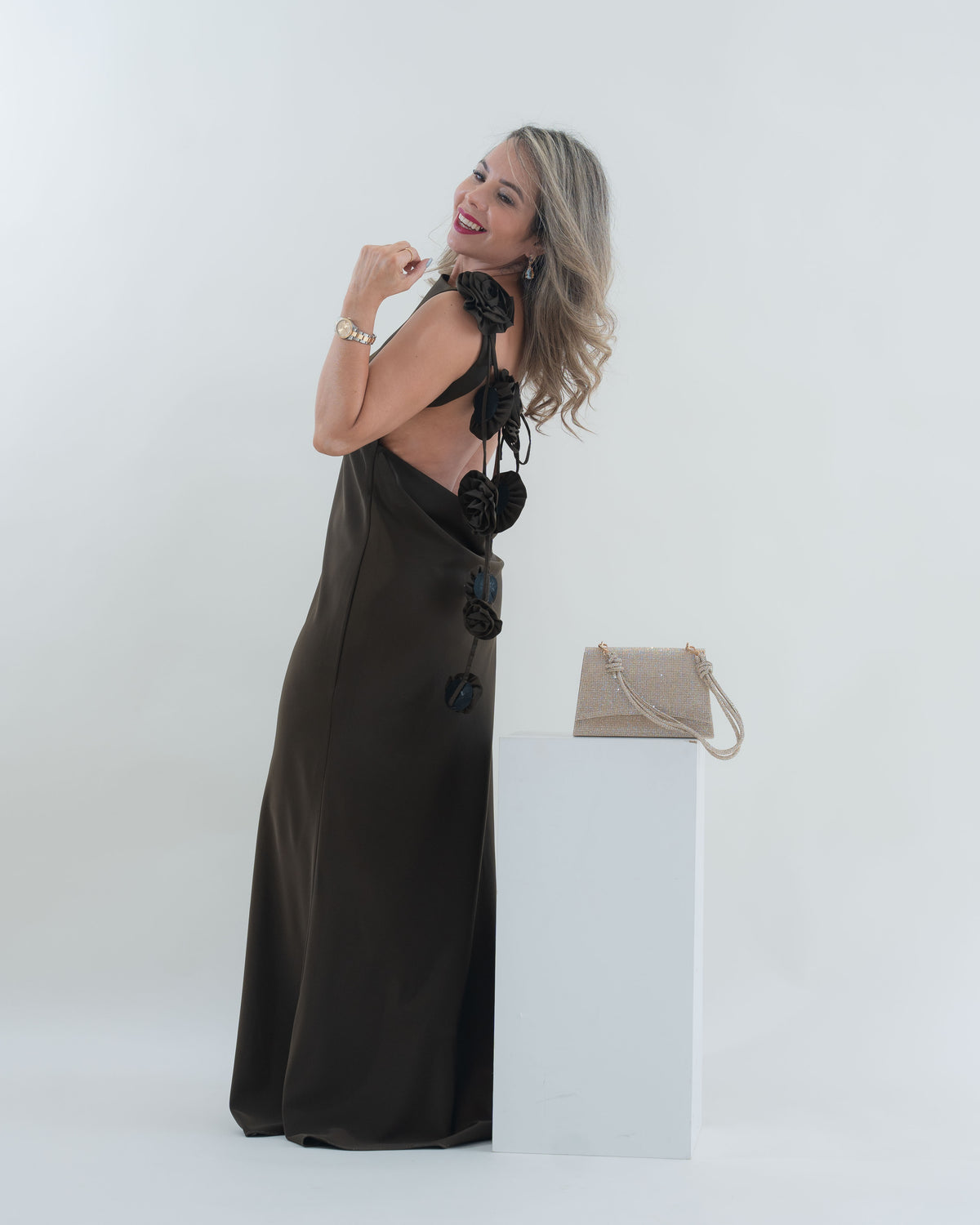 MAXI DRESS BROWN