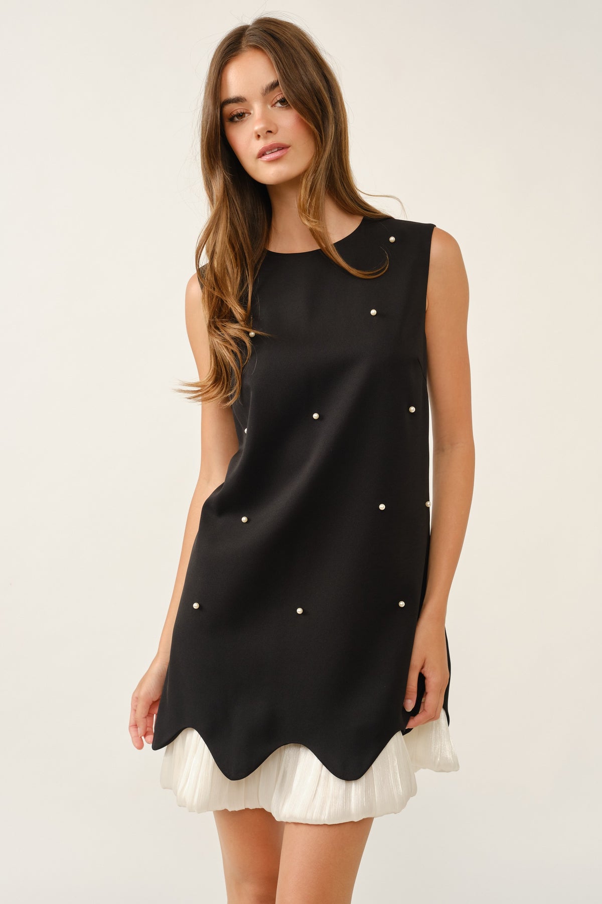 DRESS PER/BLACK