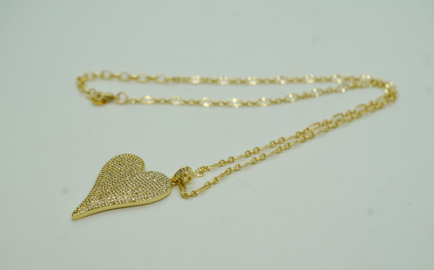 NECKLANCE GOLD PLATED HEART