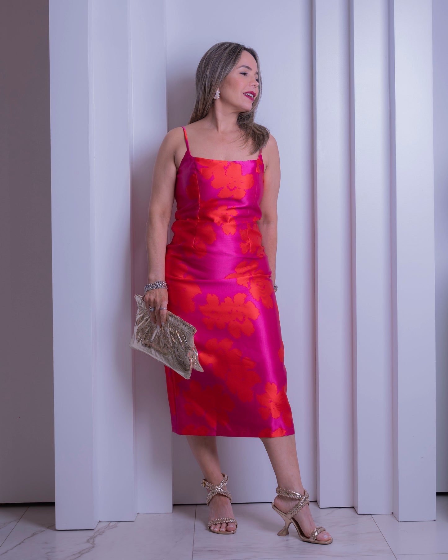 DRESS HOT PINK