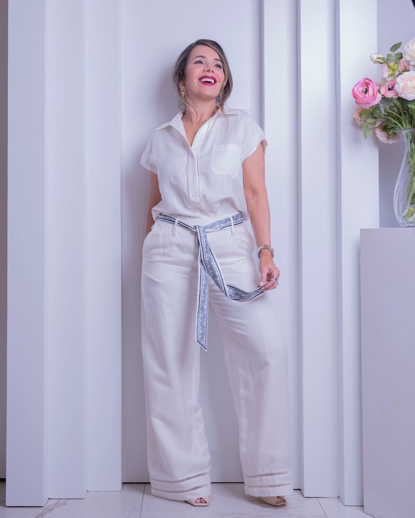 Set.Pants & Top linen