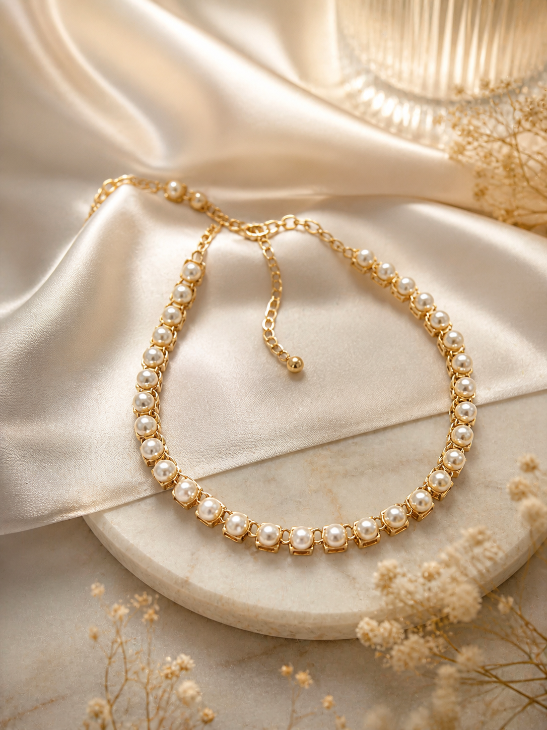 NECKLANCE GD/PEARL