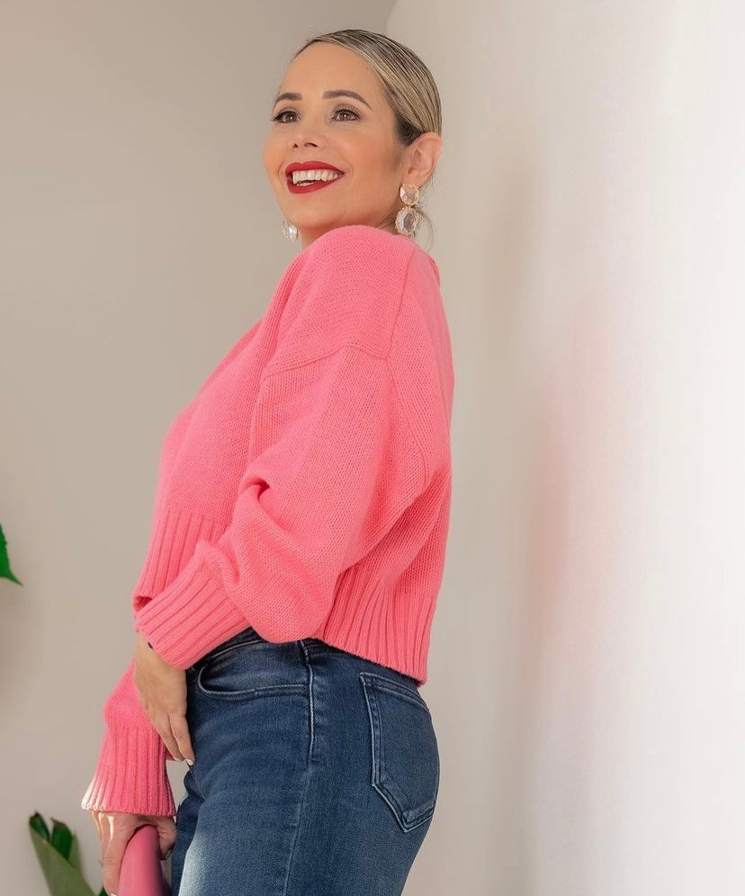 Pink Cardigan