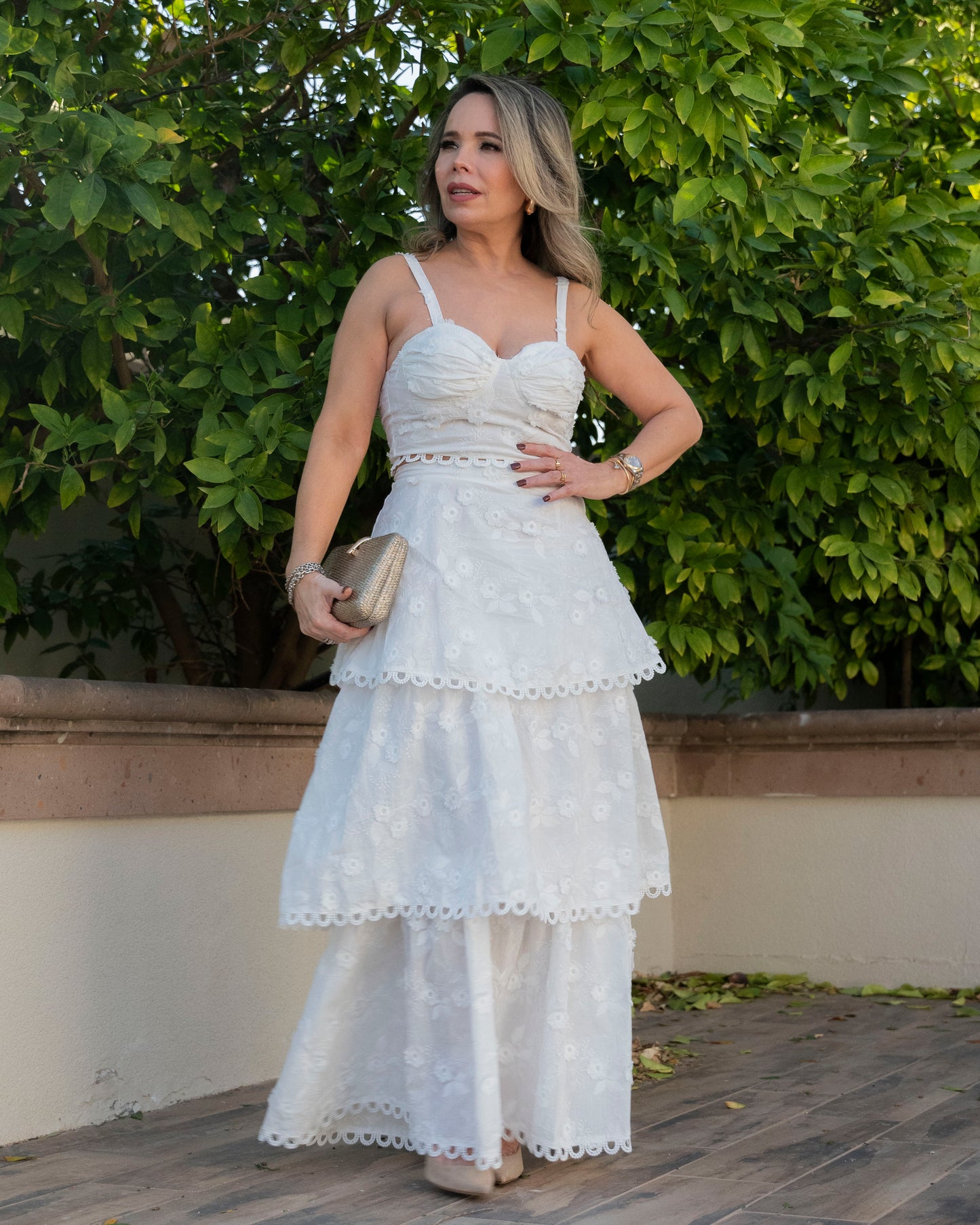 SET.SKIRT AND TOP WH