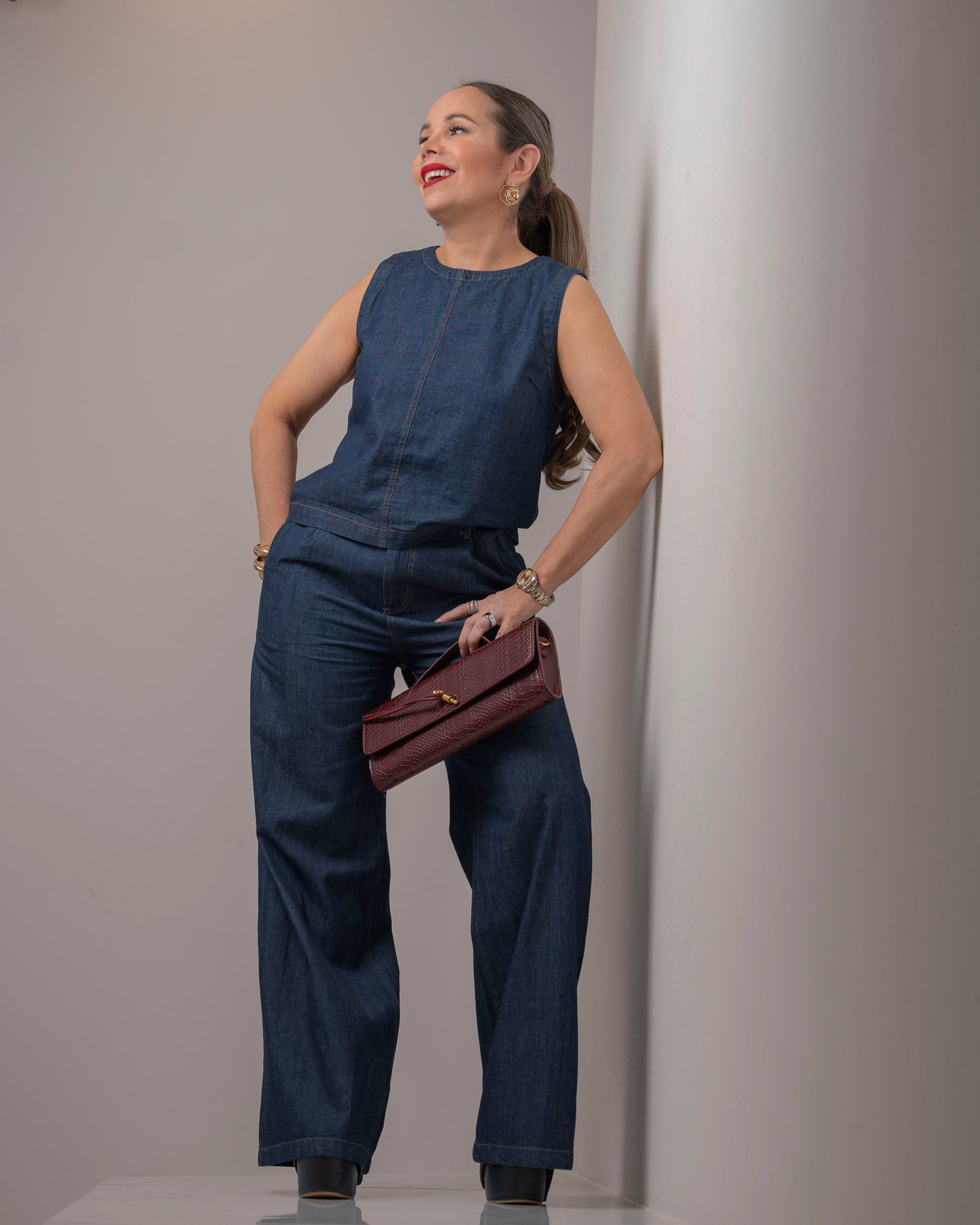 SET.PANTS & TOP DENIM