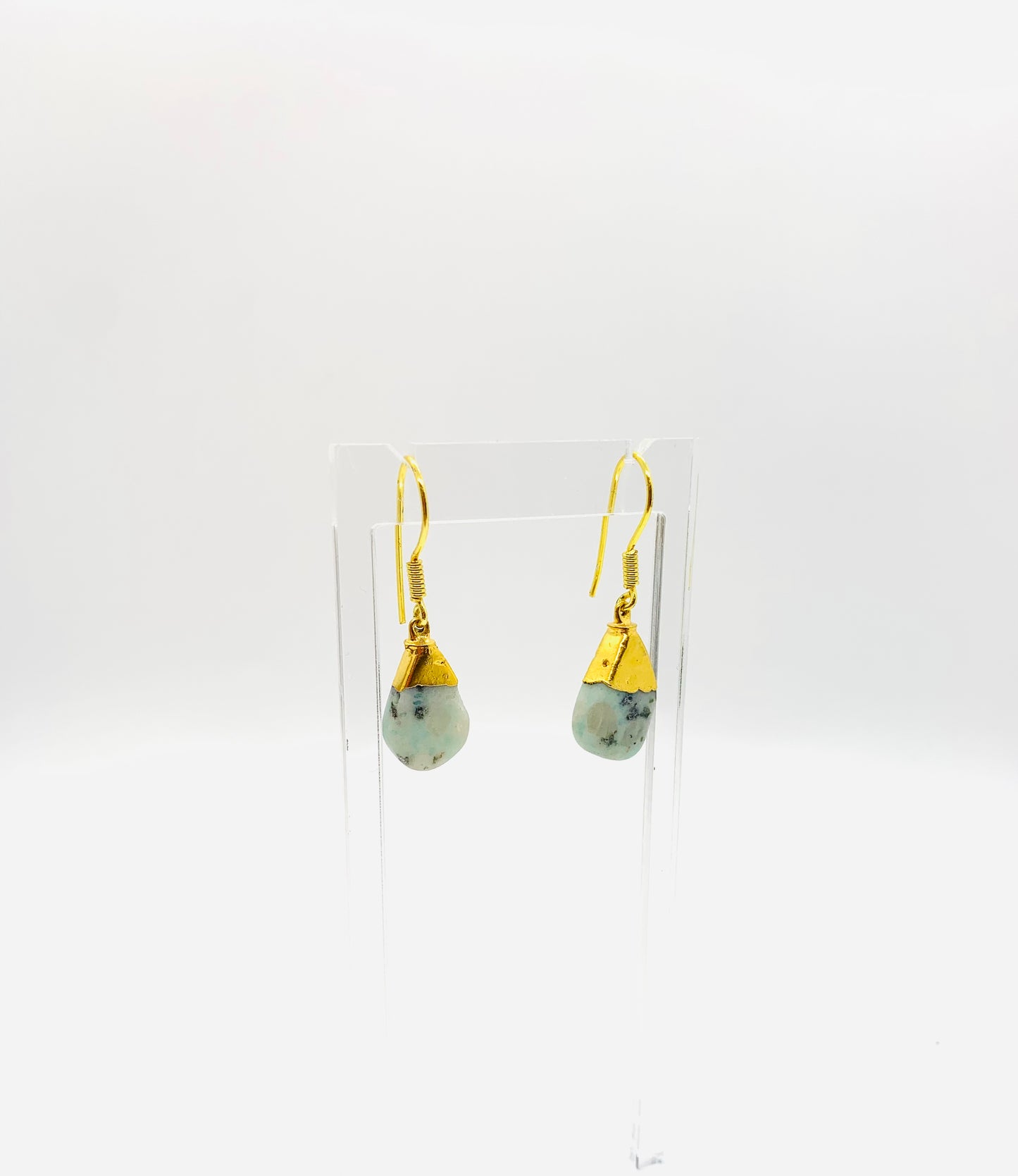 Teal Drop Earrings