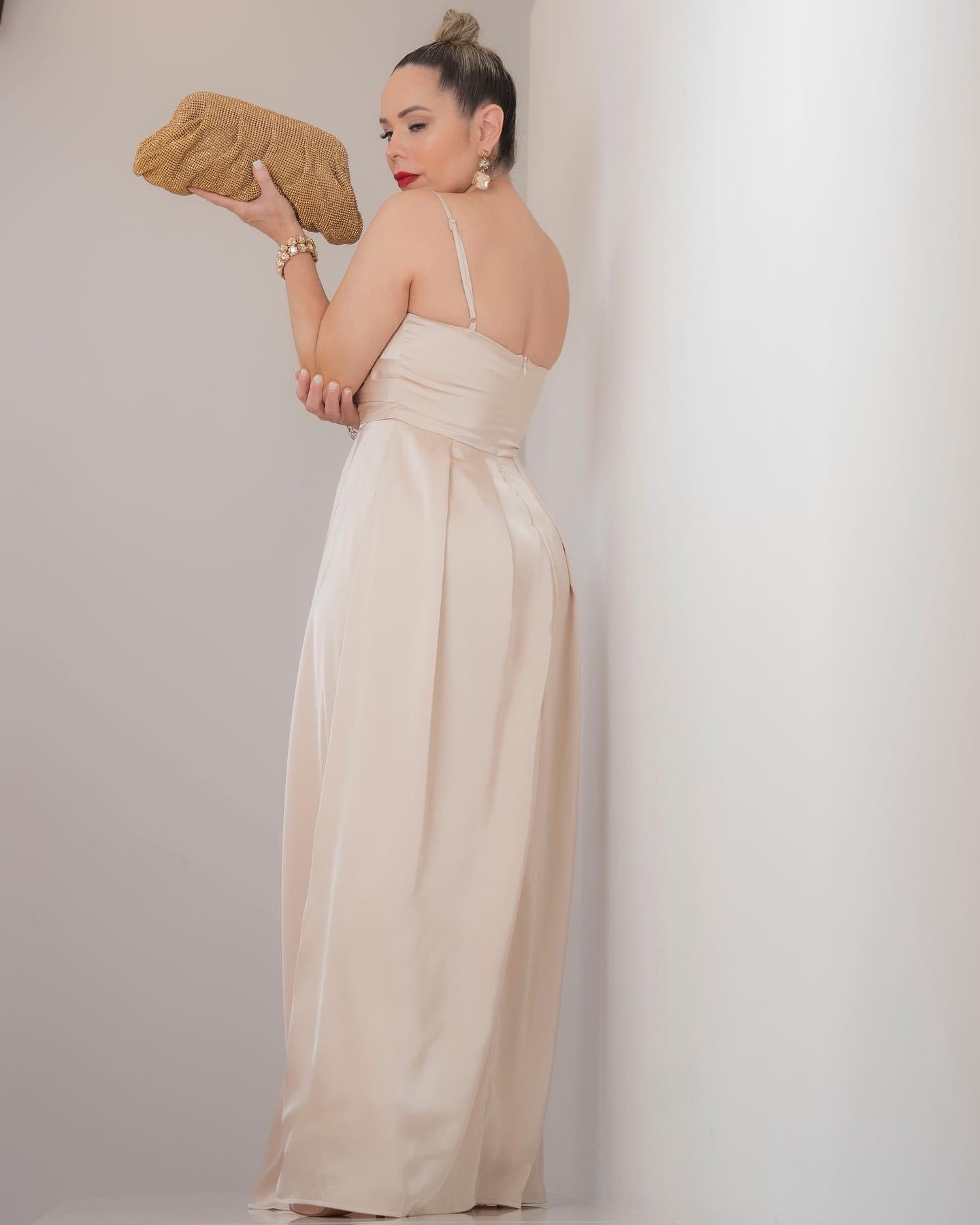 MAXI DRESS BEIGE