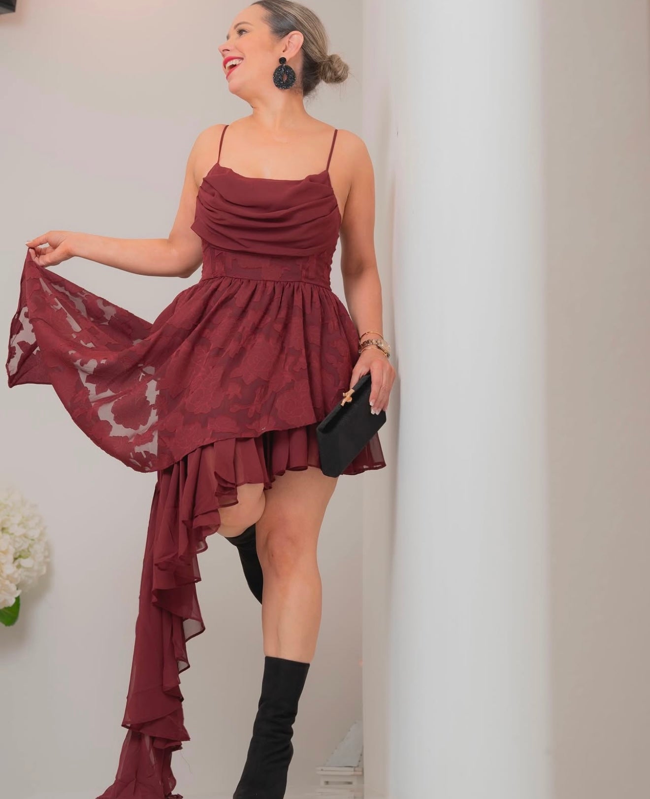 cherry design dress Midnight Cherry Dress Teuta Matoshi
