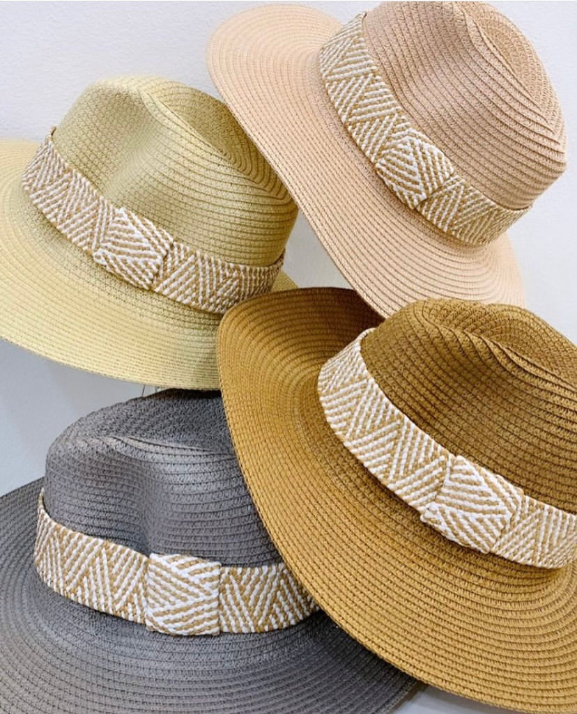Stripped band hat