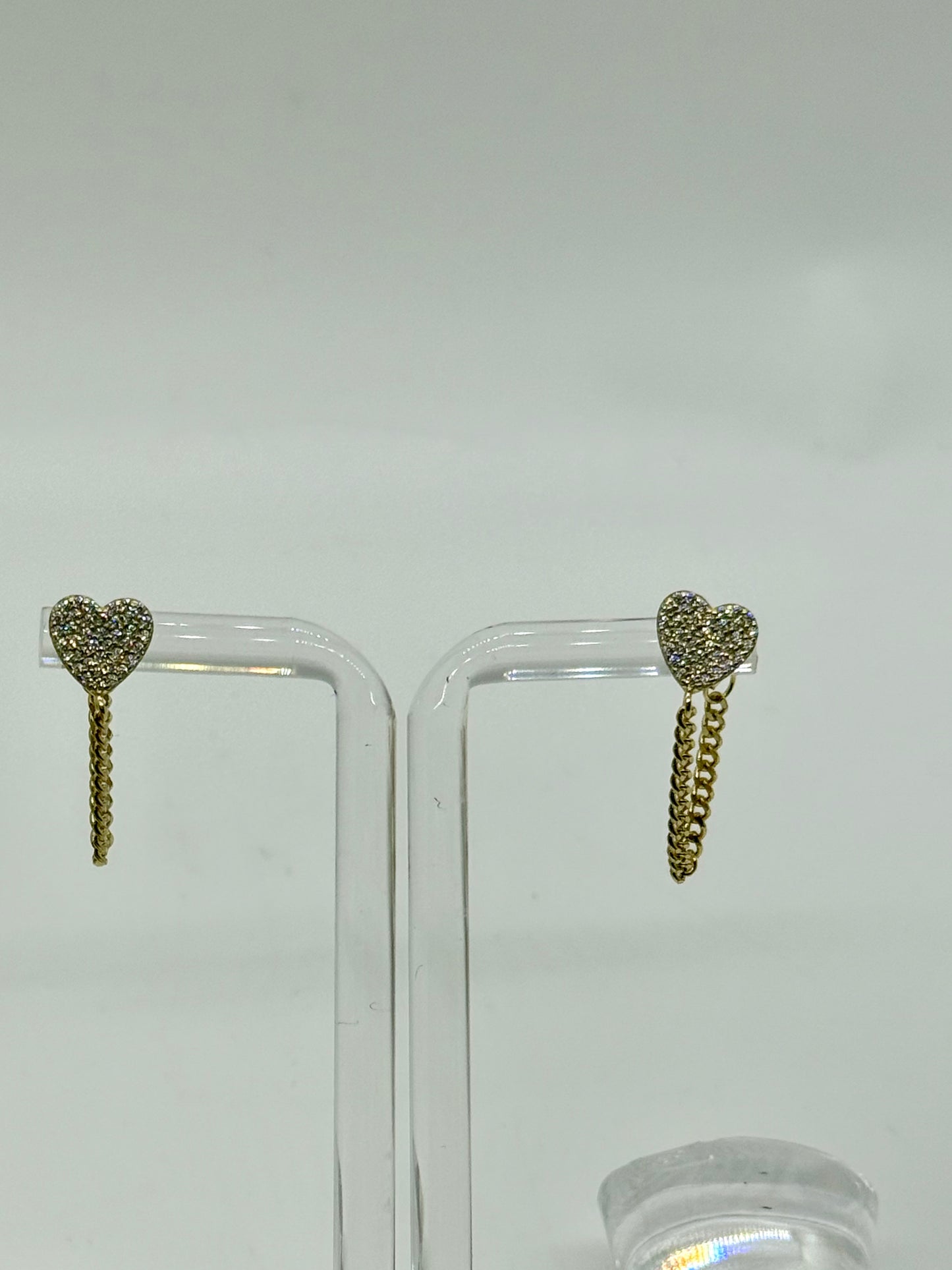 EARRING HEART SILVER