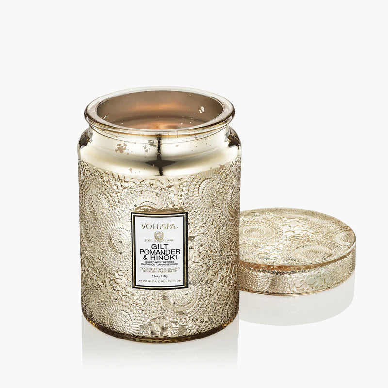 CAN. 18oz GILT JAR
