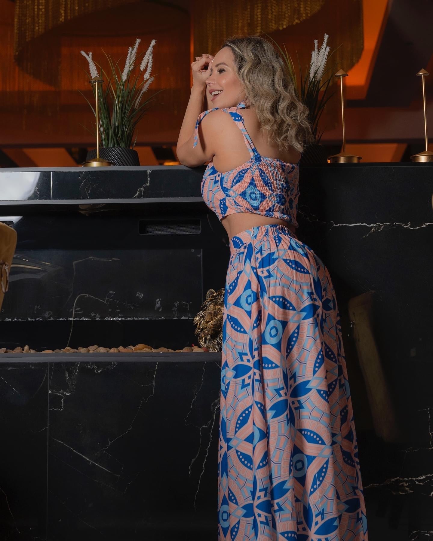 CROP TOP MAXI SKIRT