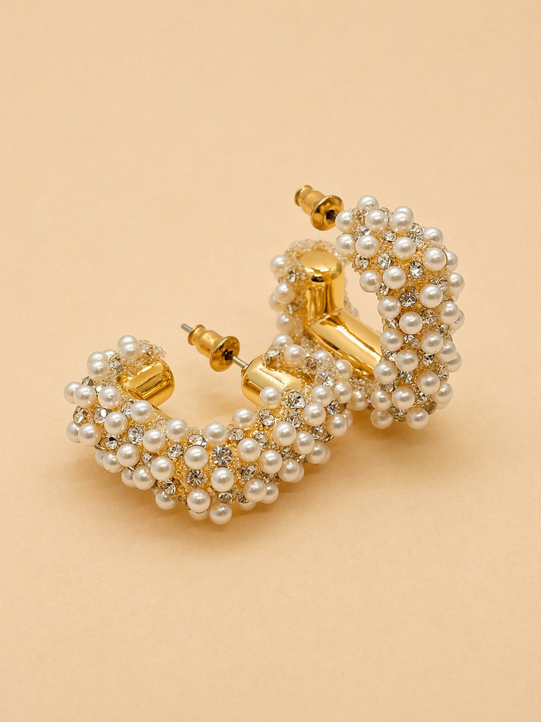 EARRIN HOOP PEARL