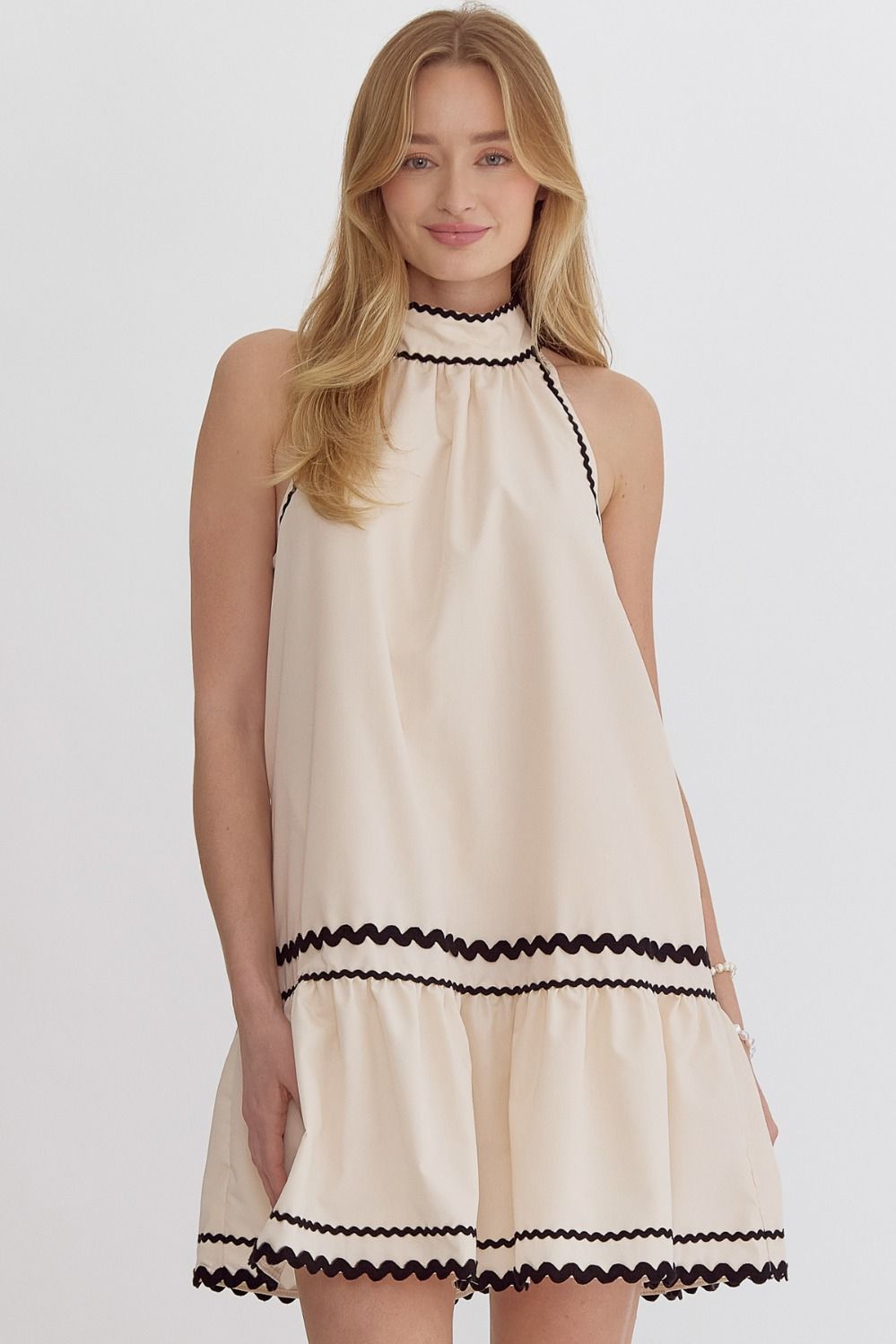 DRESS ECRU