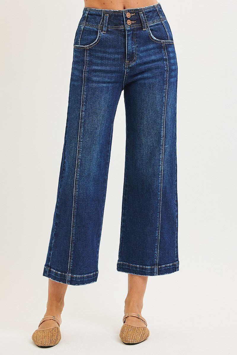 JEANS HIGH RISE CROP