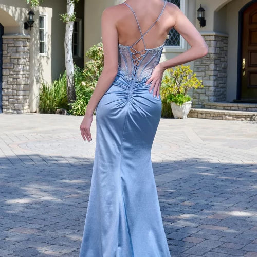 DRESS DUSTY BLUE