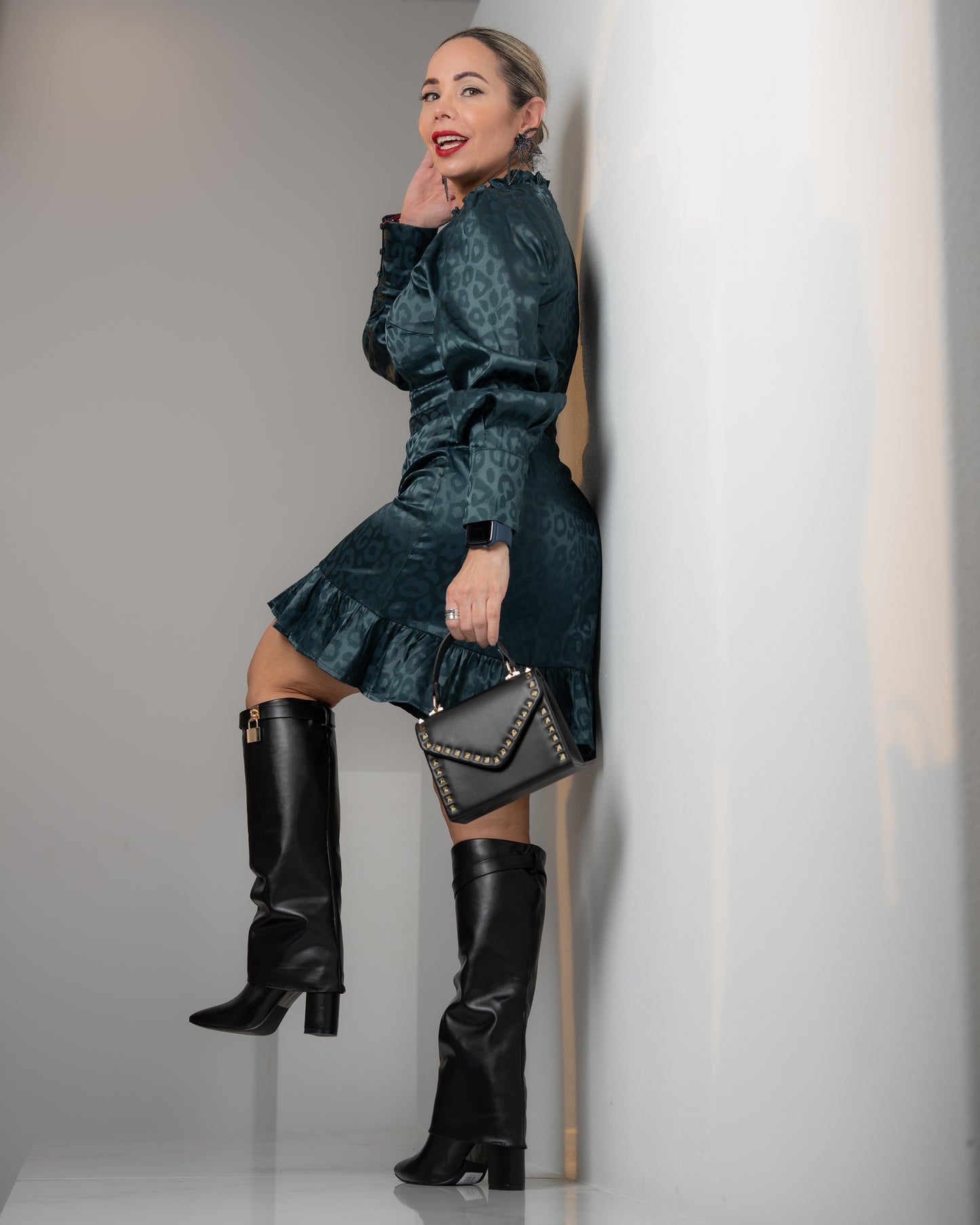 HUNTER GREEN DRESS