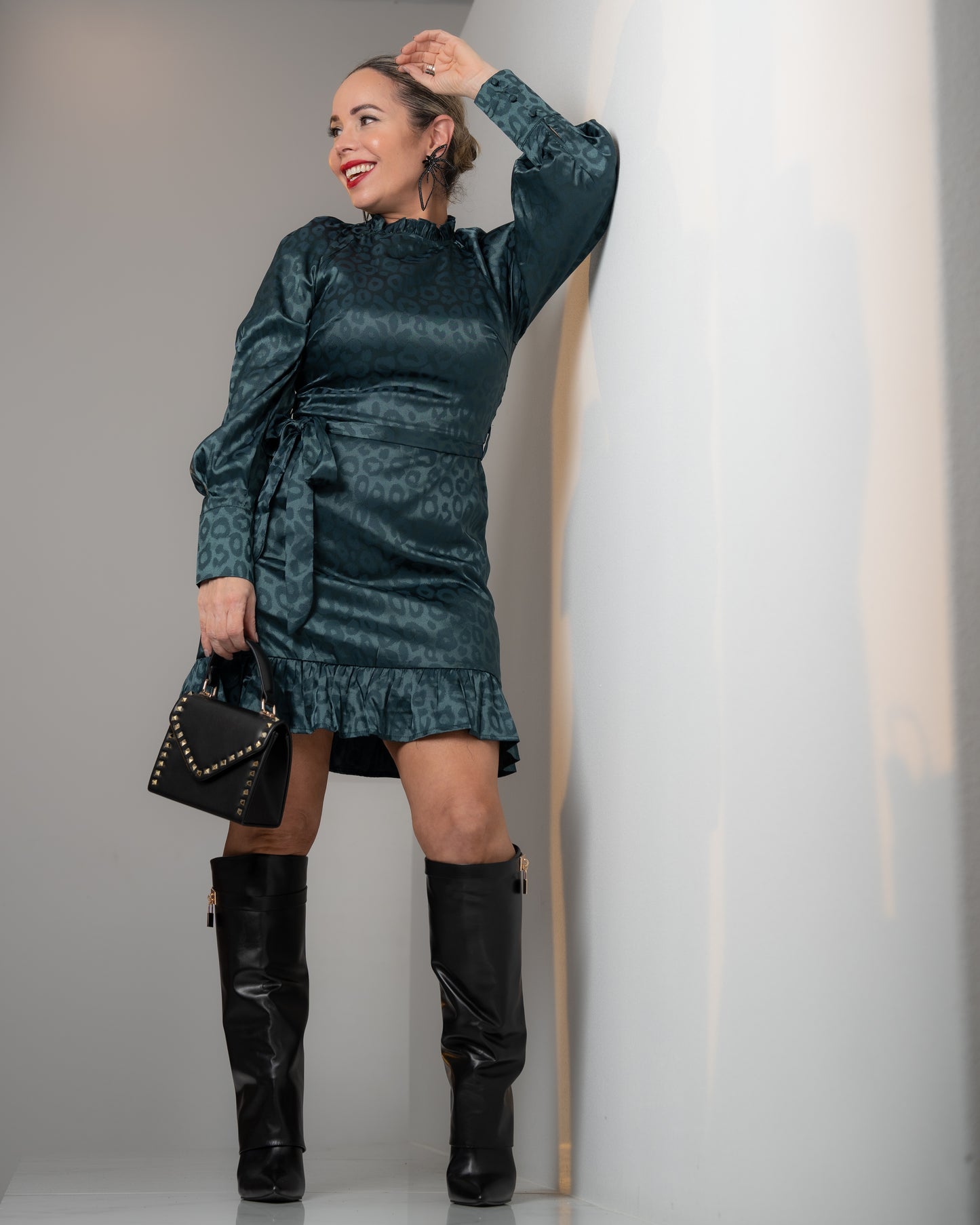 HUNTER GREEN DRESS