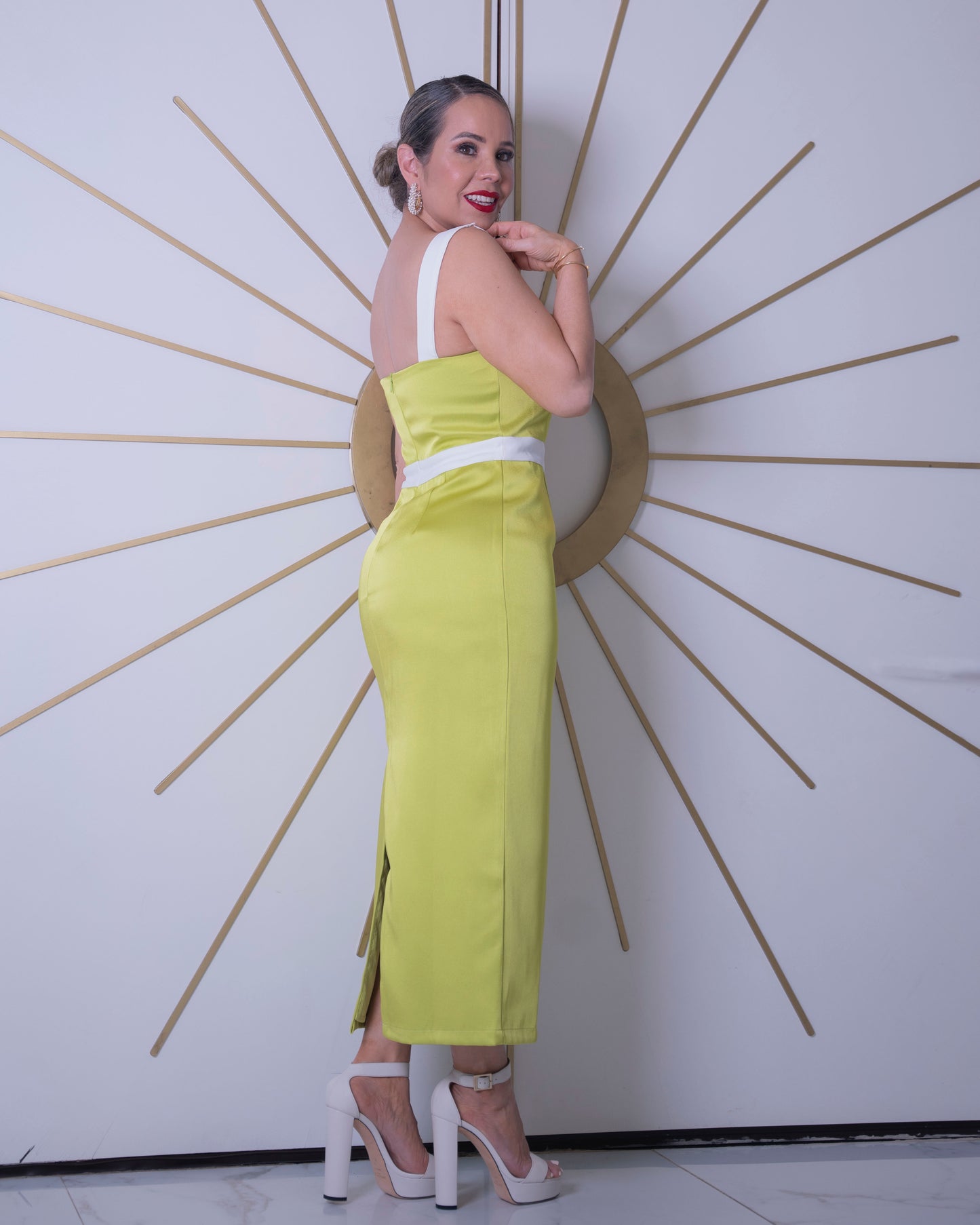 DRESS LIME/WHT