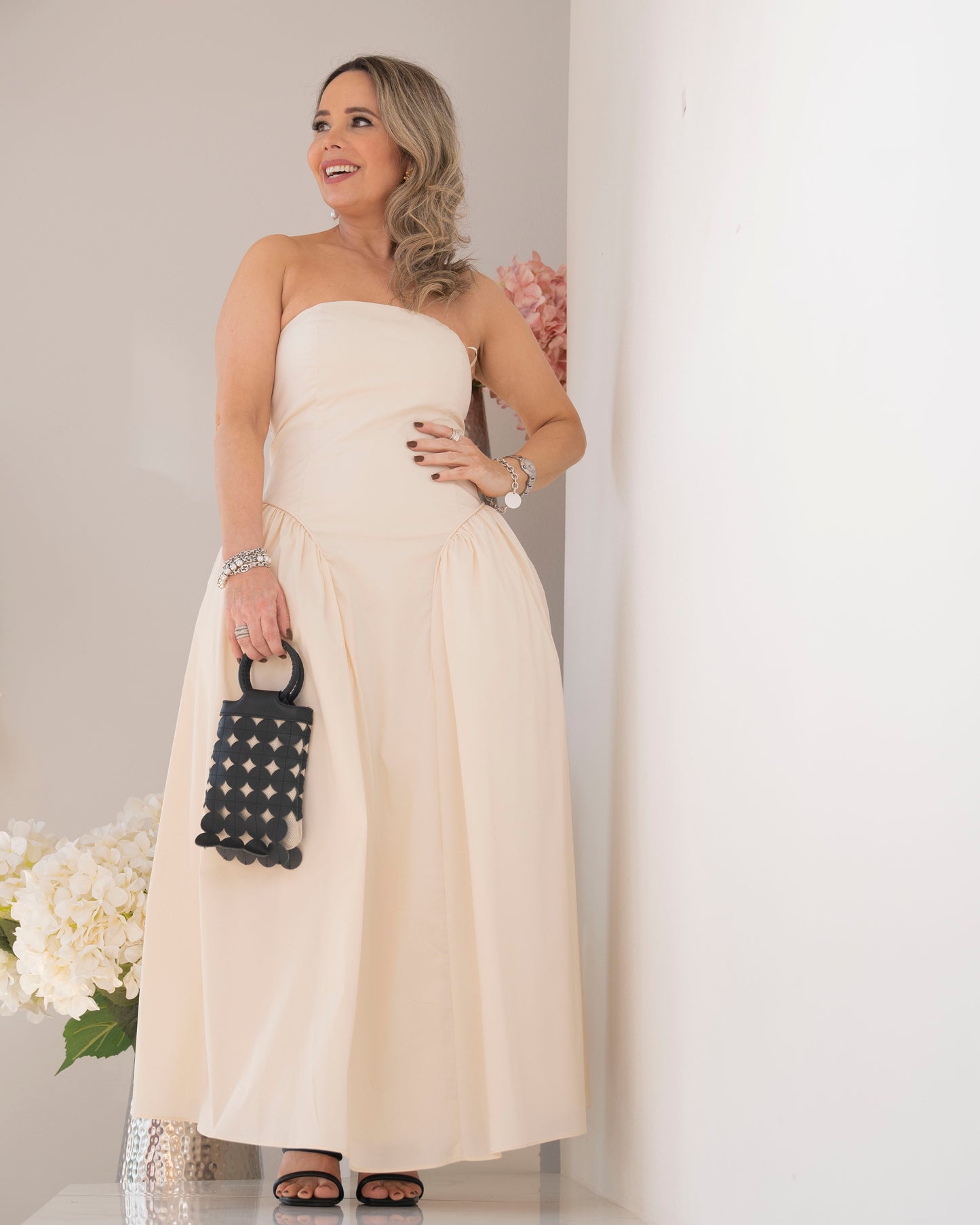DRESS ECRU