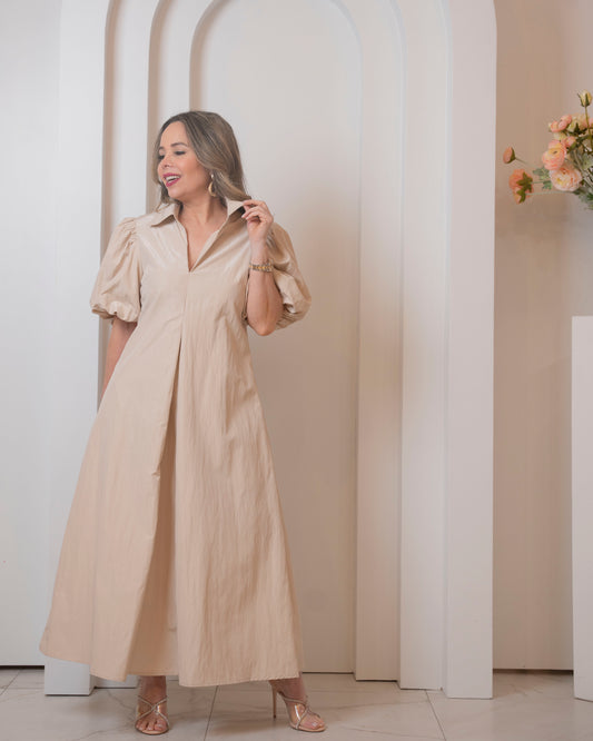 DRESS TAUPE