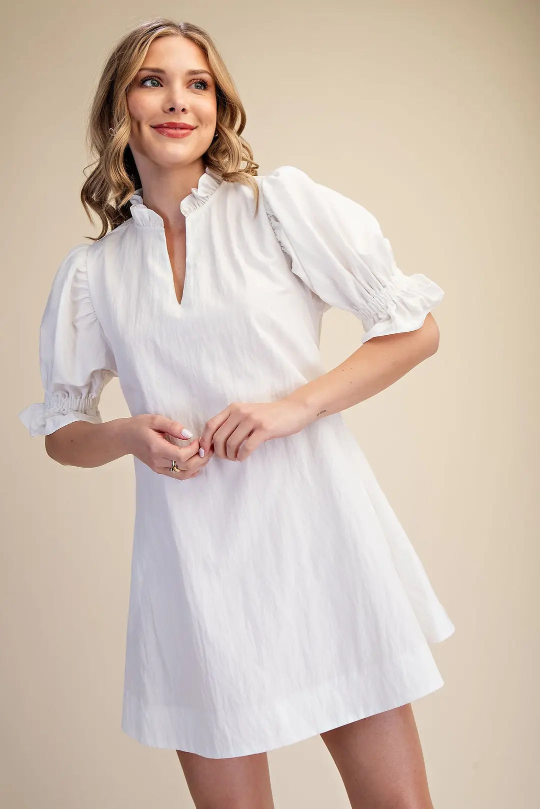DRESS WHITE
