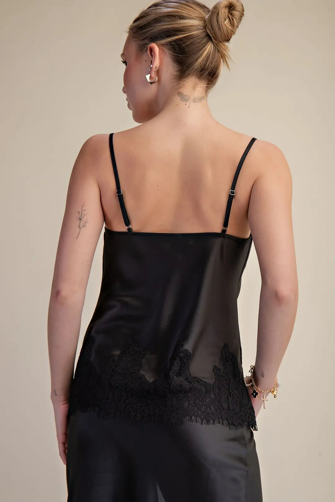 TOP SATIN LACE