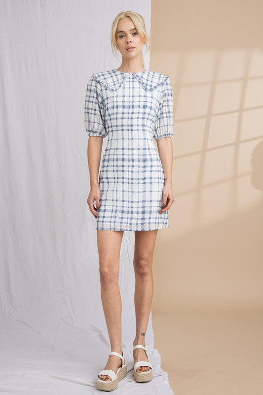 DRESS BLUE/WHITE