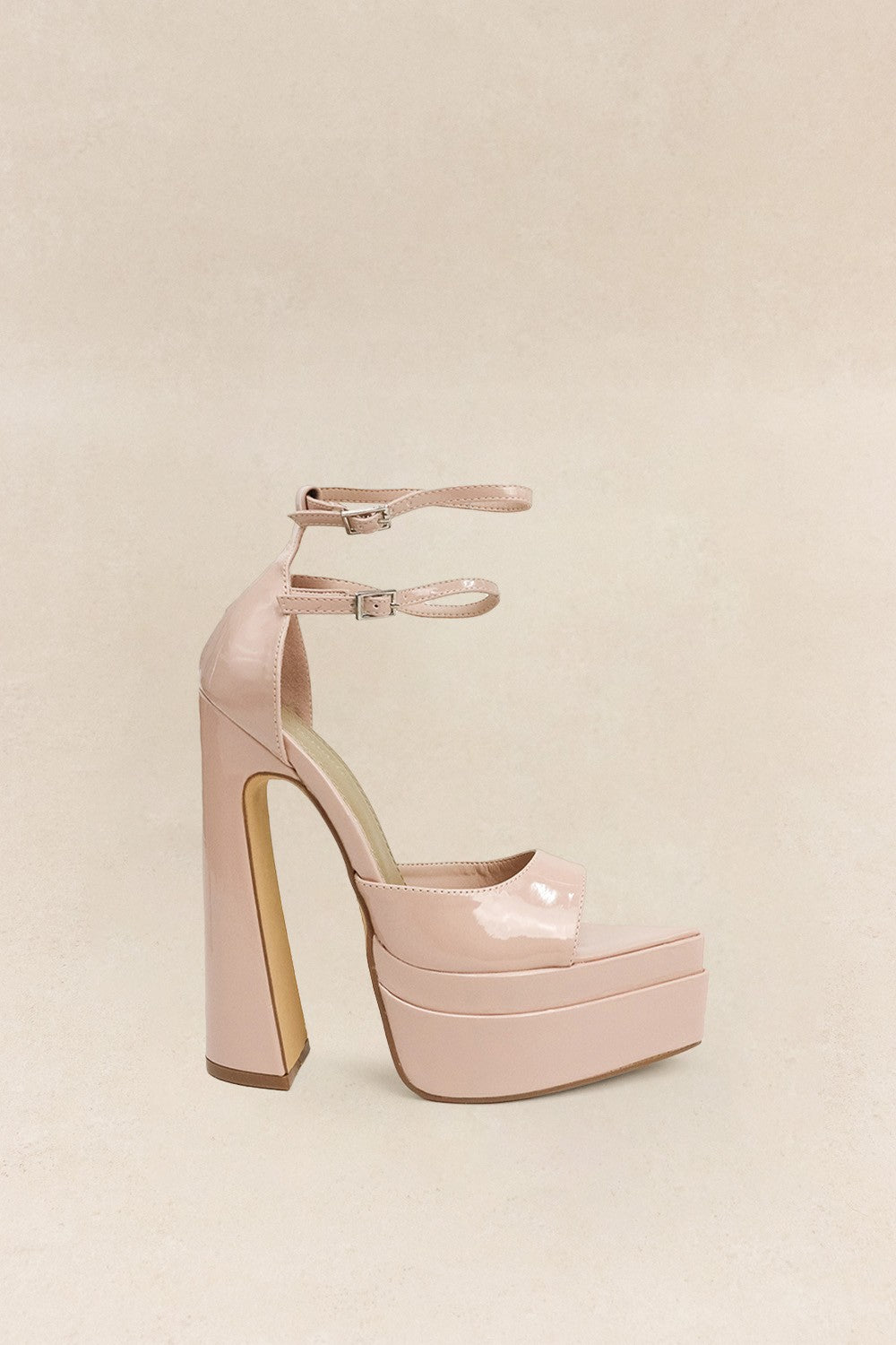 Nude Platform Heel