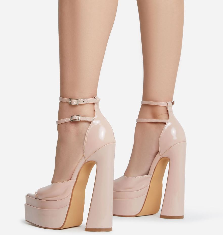 Nude Platform Heel