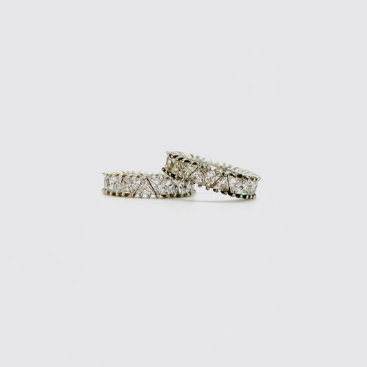 Triangle Zirconias Ring