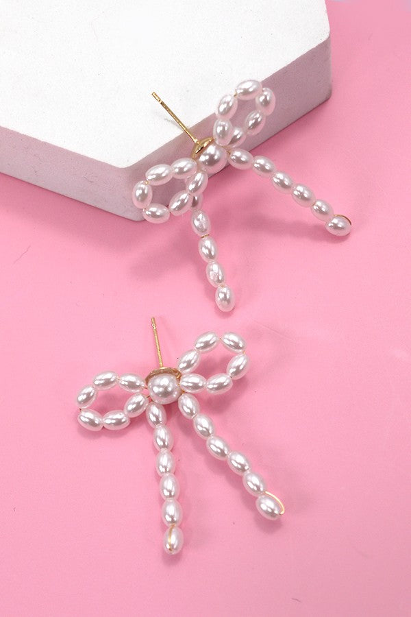 EARRING PEARL BOWL