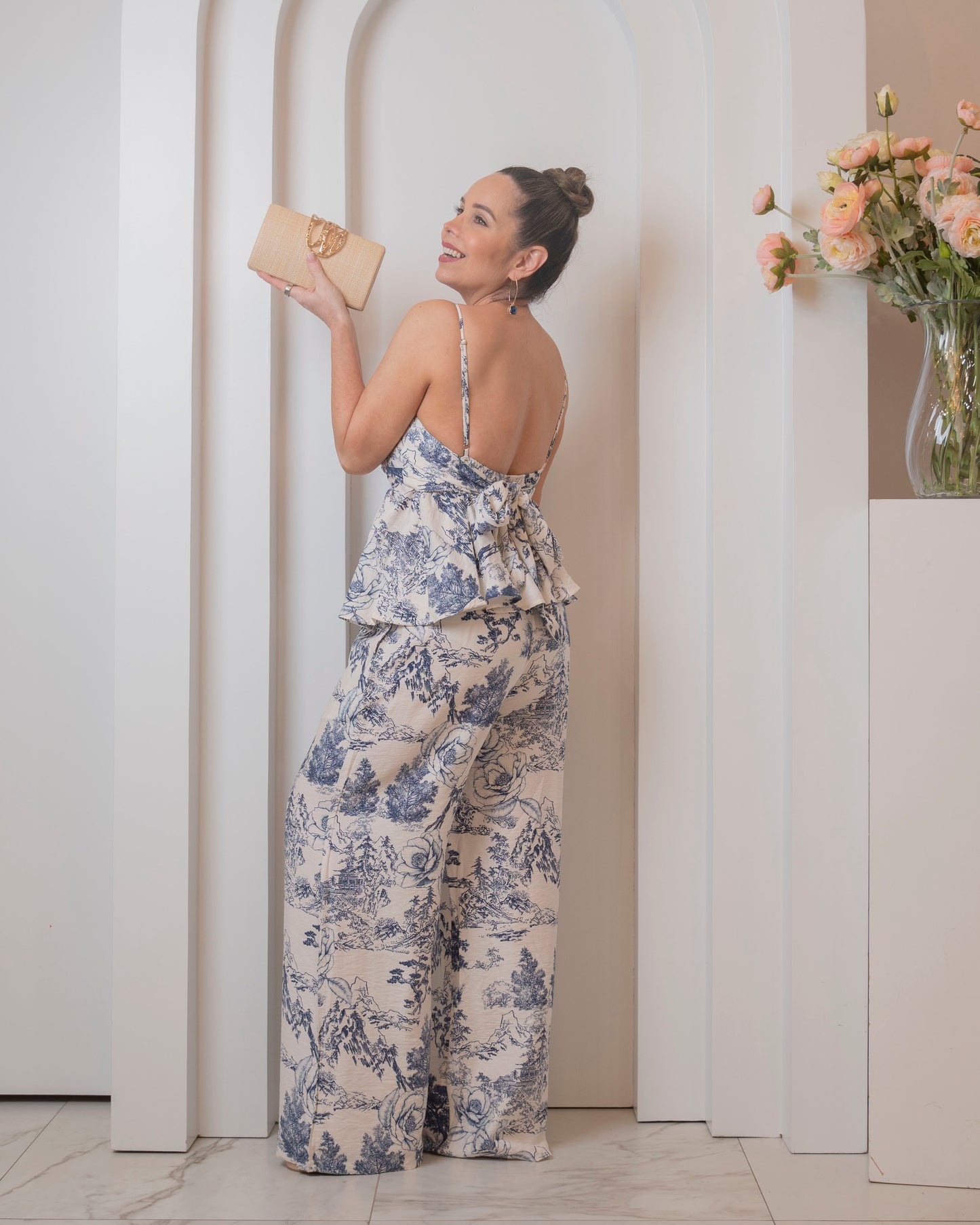 SET. PANTS & TOP NAVY