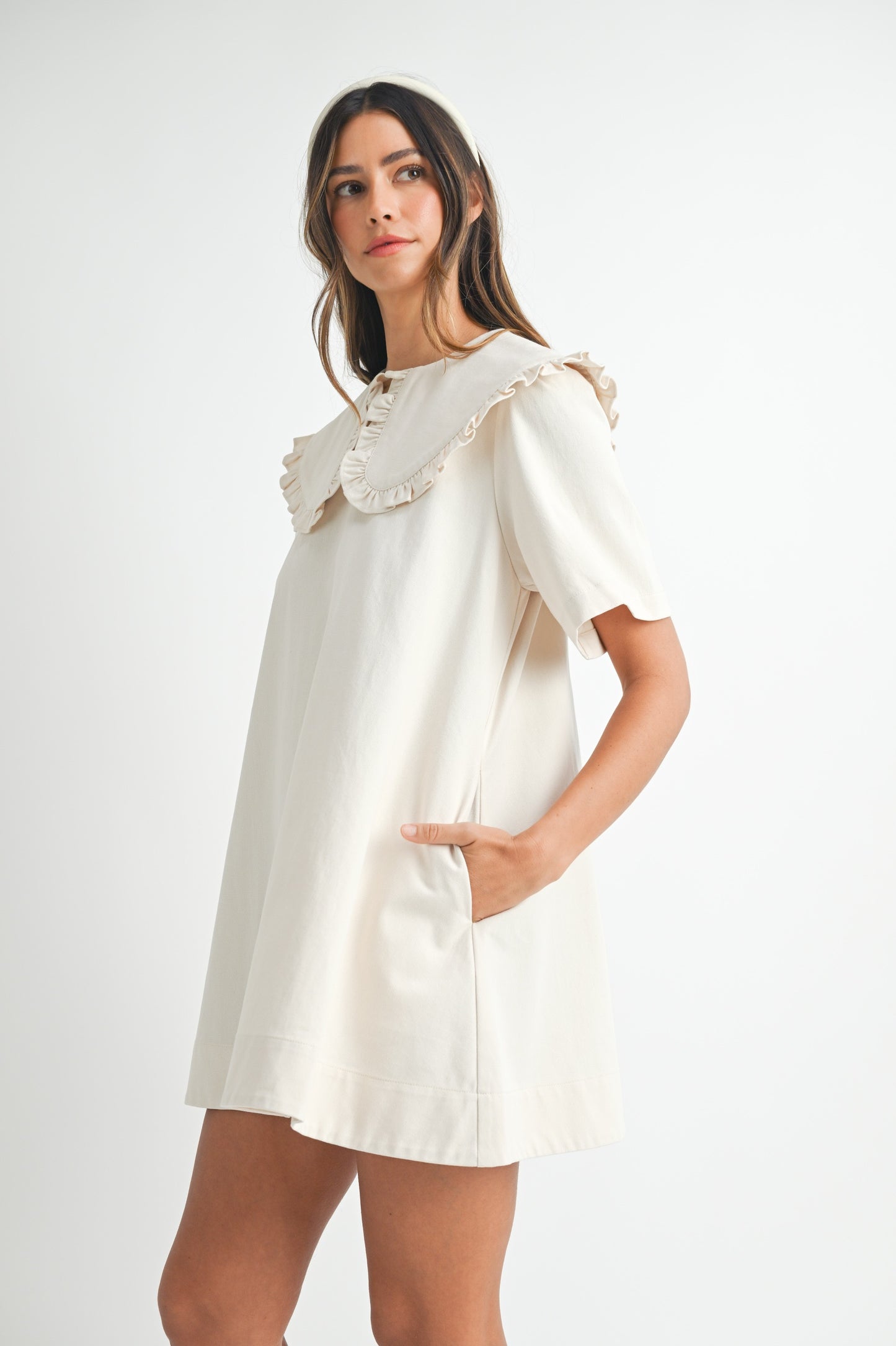 DRESS ECRU