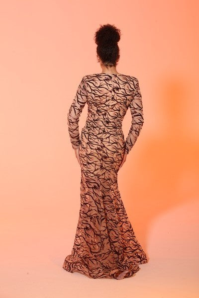 DRESS SEQUIN GOWN